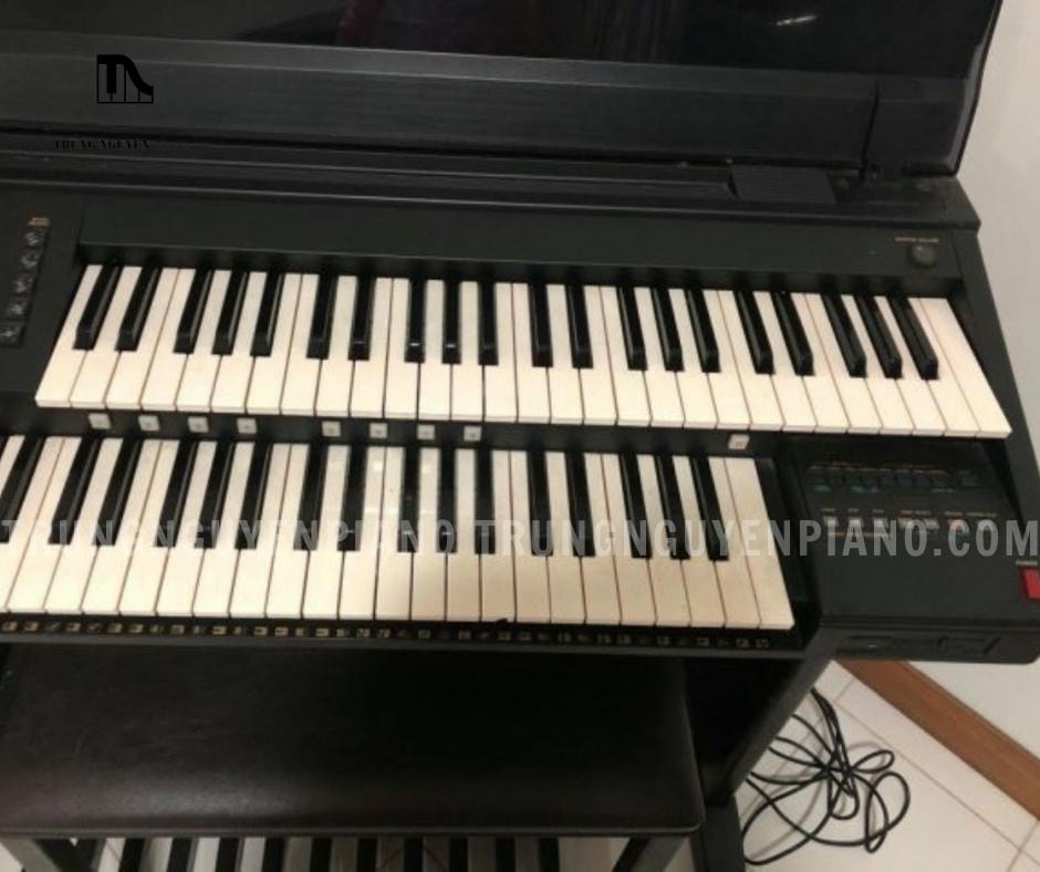 Đàn 2 tầng Electone Yamaha EL200 với 2 tầng bàn phím