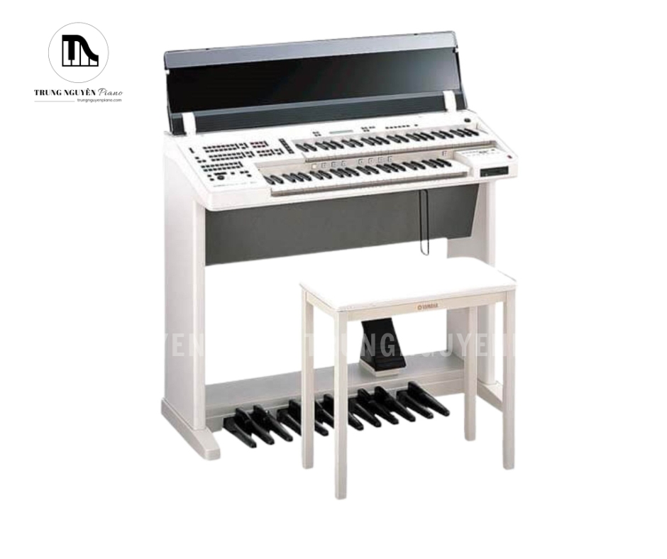 Đàn Electone Yamaha EL400 sở hữu thiết kế hai tầng bàn phím tiêu chuẩn của dòng Electone