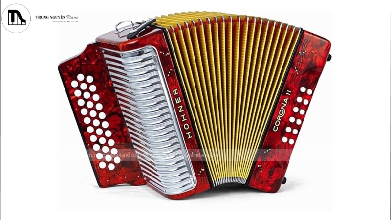 Đàn Accordion Là Gì? Hướng Dẫn Cho Người Mới Bắt Đầu Từ A-Z 5 Accordion Diatonic là phiên bản nhỏ gọn hơn của Accordion Nút