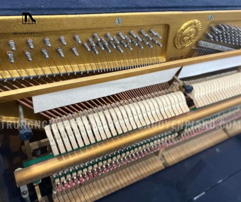 Đàn Piano Apollo A2 7 Đàn Piano Apollo A2 sở hữu búa đàn được làm từ lông cừu tự nhiên.