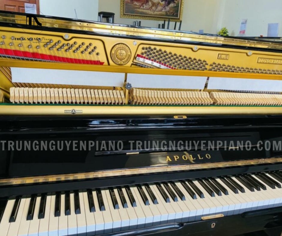 Đàn Piano Apollo A3 15 Đàn Piano Apollo A3 sở hữu bàn phím mang lại cảm giác lướt phím tự nhiên, mượt mà