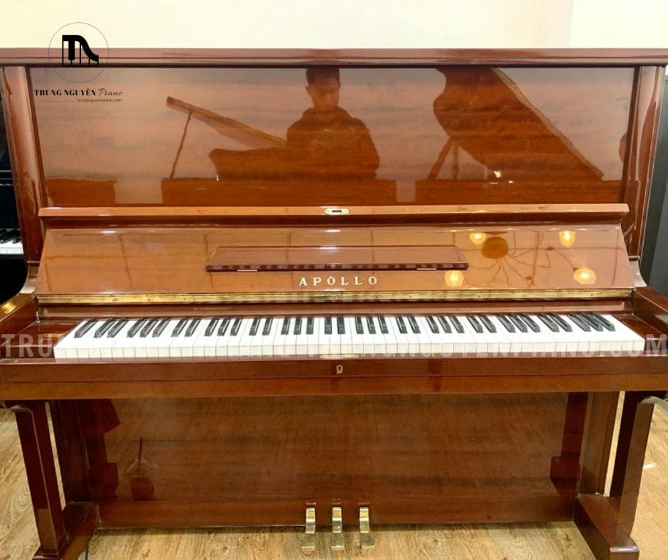 Đàn Piano Apollo A360 với thùng đàn được làm từ gỗ tự nhiên cao cấp