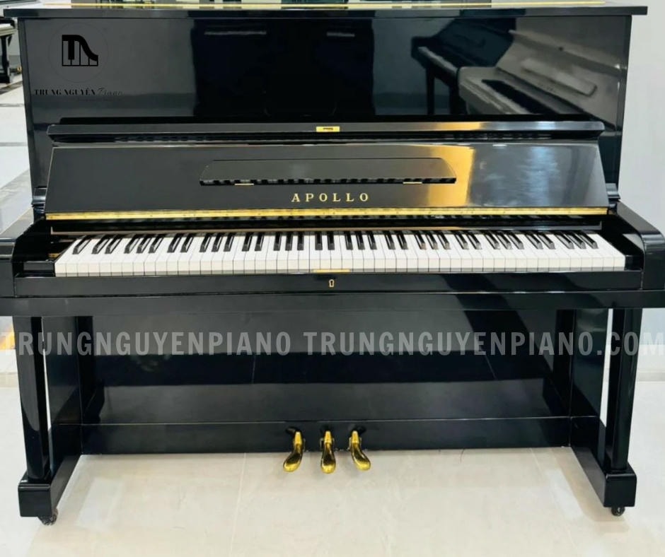 Đàn Piano Apollo A5 có vỏ ngoài được làm từ gỗ tự nhiên cao cấp