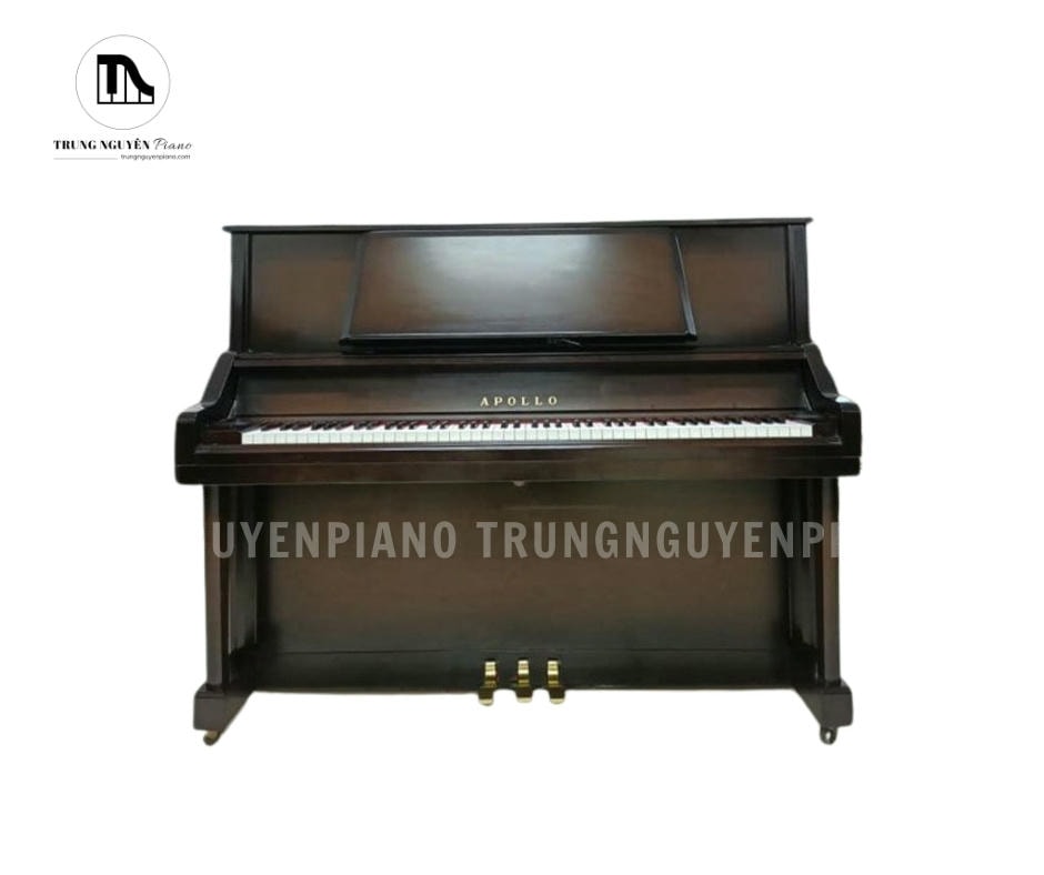 Đàn piano Apollo RU200 có thùng đàn được làm từ gỗ tự nhiên cao cấp