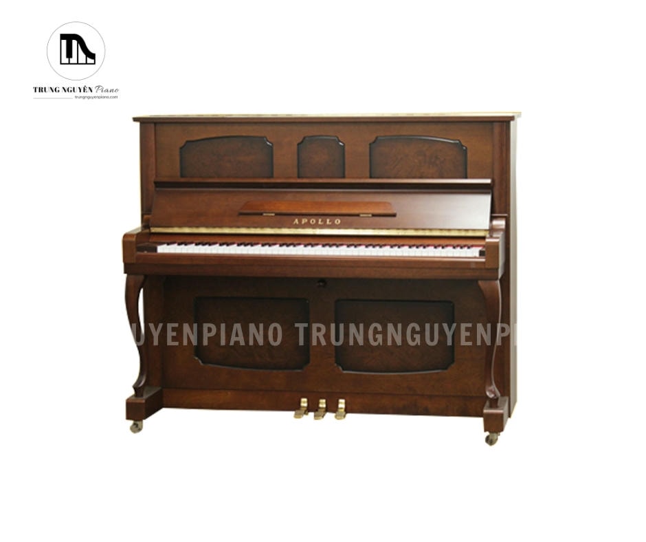 Đàn Piano Apollo RU33 mang lại vẻ đẹp mộc mạc nhưng không kém phần sang trọng