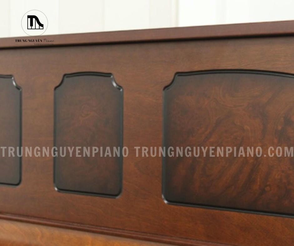 Đàn Piano Apollo có bề mặt đàn thường được phủ lớp sơn bóng màu đen hoặc nâu cánh gián