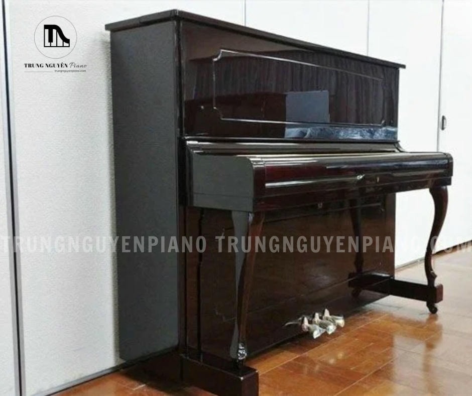 Đàn Piano Apollo SR250 gây ấn tượng với thiết kế upright piano cổ điển, toát lên vẻ đẹp sang trọng và tinh tế