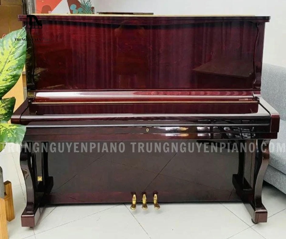 Đàn Piano Atlas A5 có kích thước đàn lớn tương đương dòng U3 của Yamaha