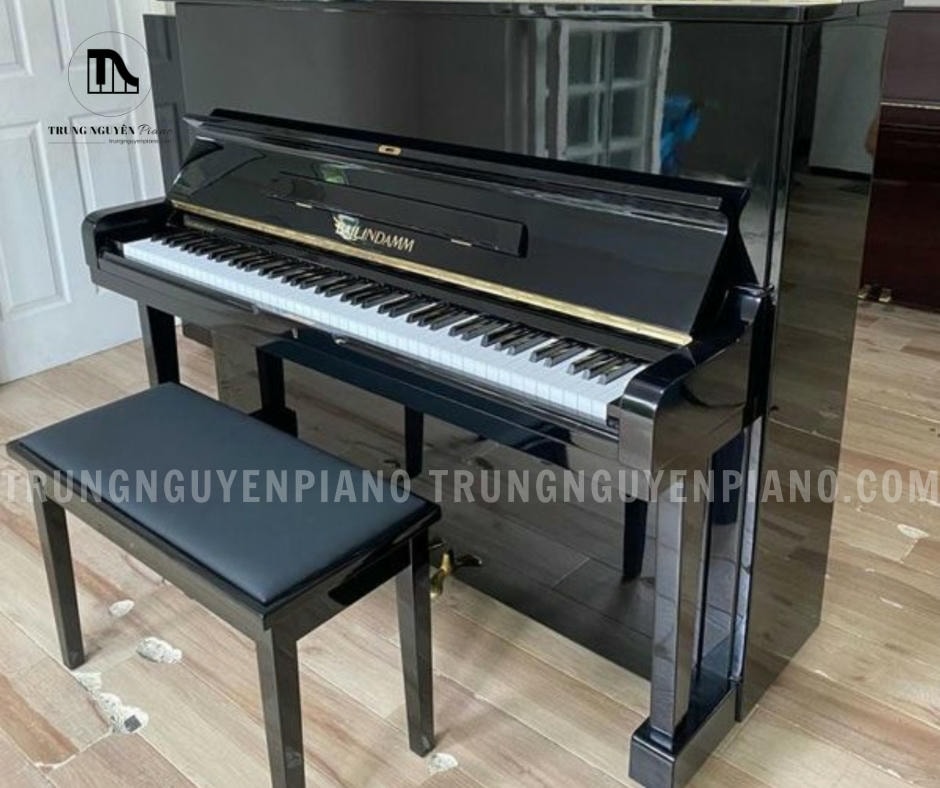 Đàn Piano Ballindamm B123 có thiết kế nhỏ gọn nên phù hợp với nhiều không gian phòng