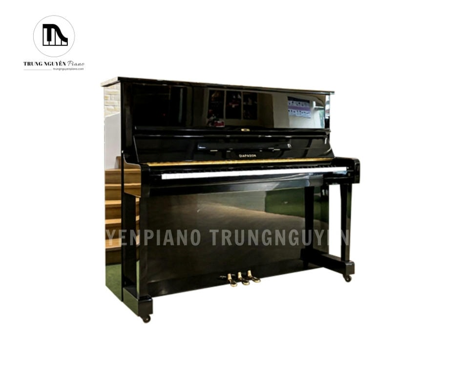 Đàn Piano Diapason 126S có thân đàn thường được làm từ gỗ tự nhiên cao cấp