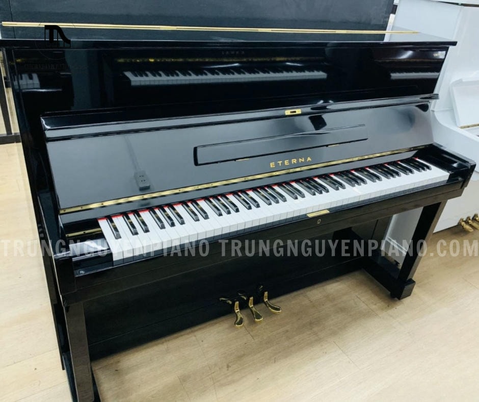 Đàn Piano Eterna 10 có nước sơn đen bóng sang trọng