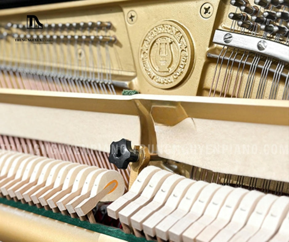 Đàn Piano Eterna 35 3 Đàn Piano Eterna 35 với hệ thống búa đàn bọc nỉ cao cấp