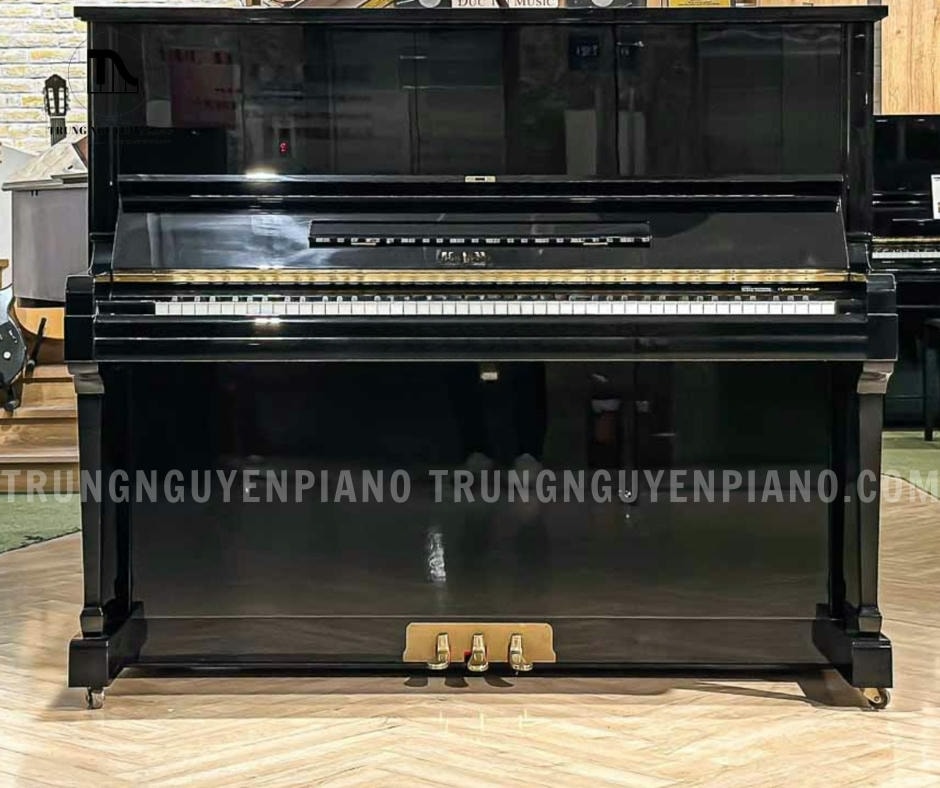 Đàn piano Kawai DS70 sở hữu thiết kế upright sang trọng, liền chân tinh tế, gọn gàng