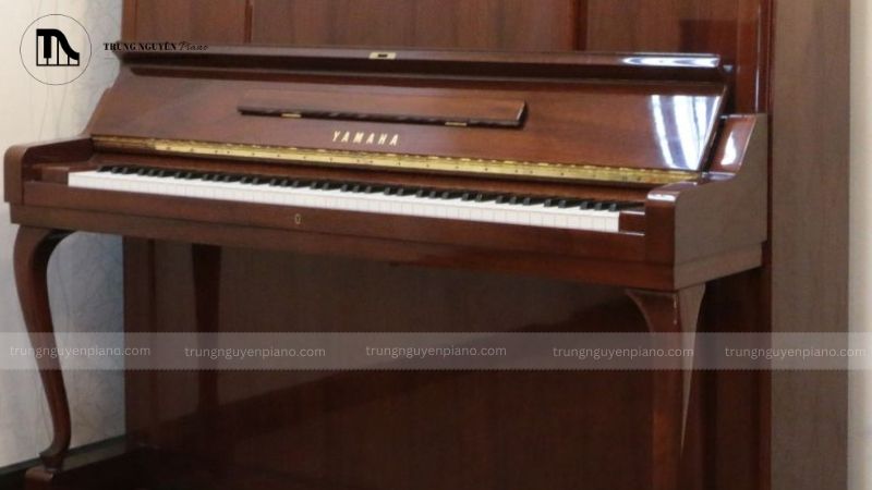   Đàn piano cơ màu nâu gỗ – Yamaha W-106 Silent