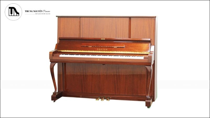   Đàn piano cơ màu nâu gỗ – Yamaha W-106B