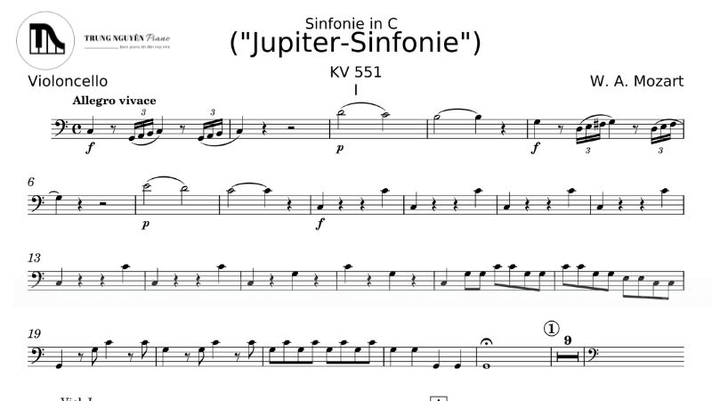 Symphony No. 41 in C major, K. 551 ("Jupiter")