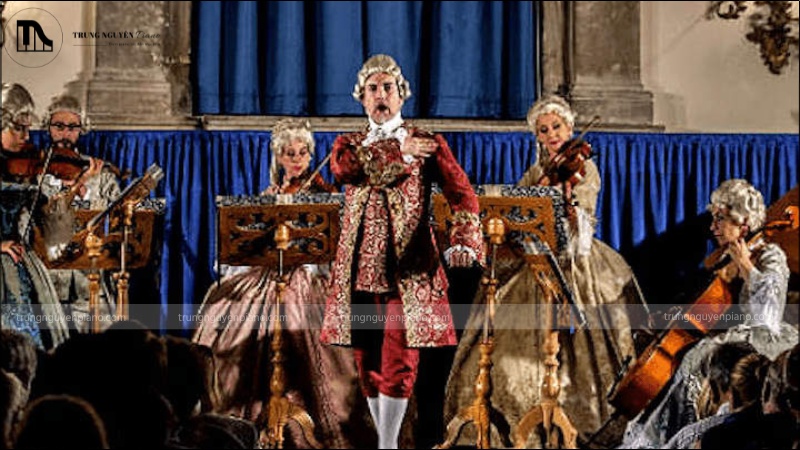 Một buổi biểu diễn opera thời kỳ Baroque