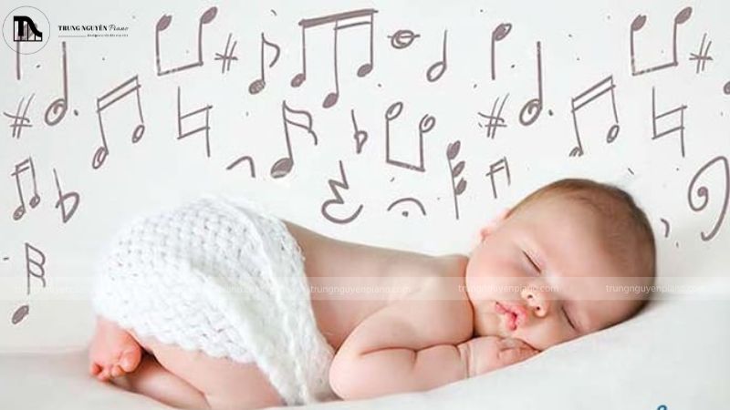 nhạc piano cho bé ngủ ngon nhờ khả năng tác động sâu sắc đến hệ thần kinh của bé