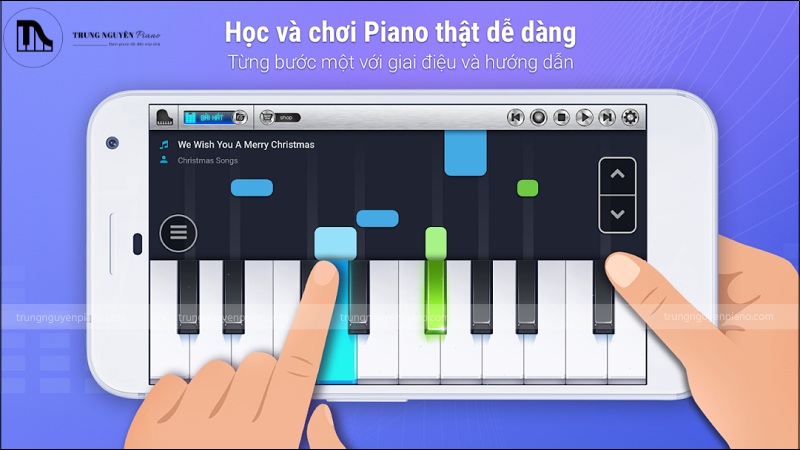 Phần mềm tự học piano trên điện thoại