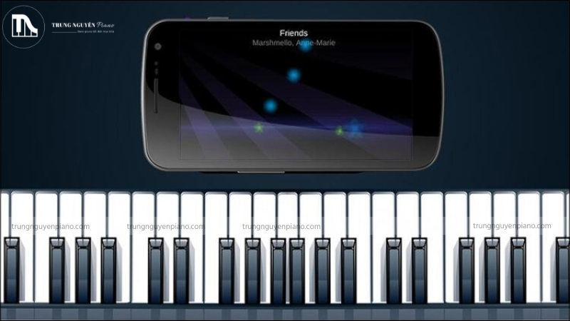 Phần mềm học đàn piano trên điện thoại có giao diện thân thiện