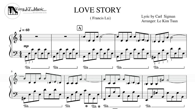 Đắm chìm trong top 10 bản nhạc piano nhẹ nhàng 7 Love Story - Mozart