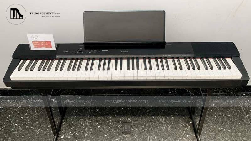 Casio PX-150 có thiết kế hiện đại, nhỏ gọn