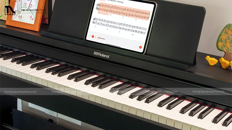 Bàn phím Roland có độ bền cao và cho cảm giác chân thực khi chơi