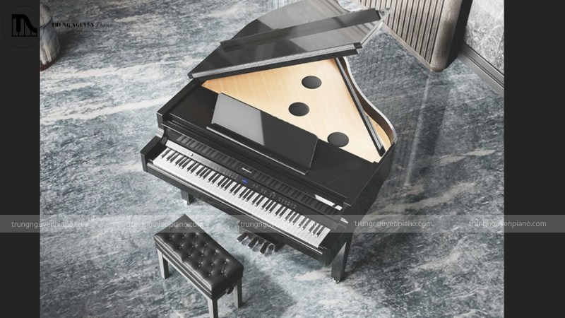Piano Roland lại mang thiết kế hiện đại đậm nét sang trọng
