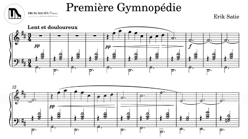 Gymnopédie No. 1 – Erik Satie (1888)