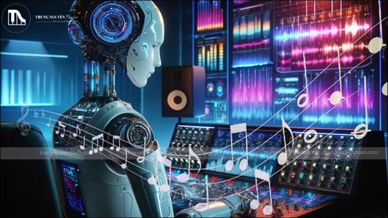 AI tạo nhạc 2024: Hướng dẫn chi tiết & top công cụ tốt nhất 2 Công cụ AI tạo nhạc sẽ dựa vào những gì đã học để tạo ra một bản nhạc mới, độc đáo