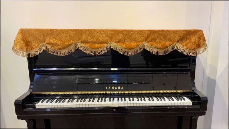 Dùng khăn phủ đúng cách sẽ hạn chế bụi bẩn cho đàn