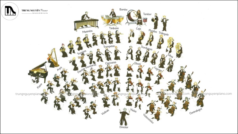 Dàn nhạc giao hưởng là một tổng thể về biên chế các nhạc cụ được sử dụng theo những nguyên tắc nhất định