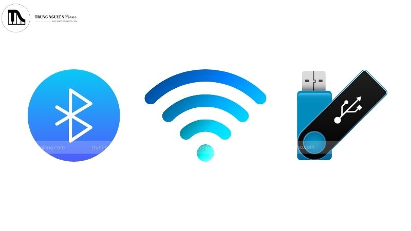 Piano điện hỗ trợ với nhiều kiểu kết nối