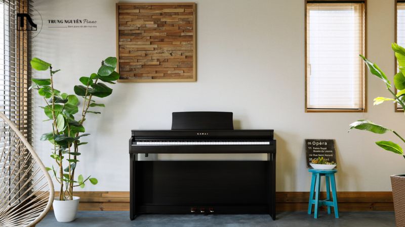 Hãy đo đạc vị trí dự định đặt đàn để đảm bảo kích thước phù hợp và hài hòa với nội thất