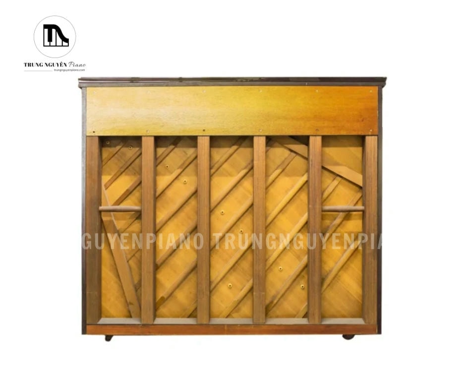 Đàn Piano Kawai BL51 Mahogany 5 Đàn Piano Kawai BL51 Mahogany có khung đàn chắc chắn, mang độ bền vượt trội