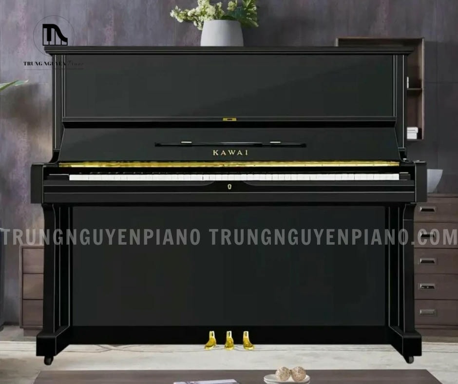 Đàn Piano Kawai NS35 có thiết kế upright piano dáng đứng, cao lớn