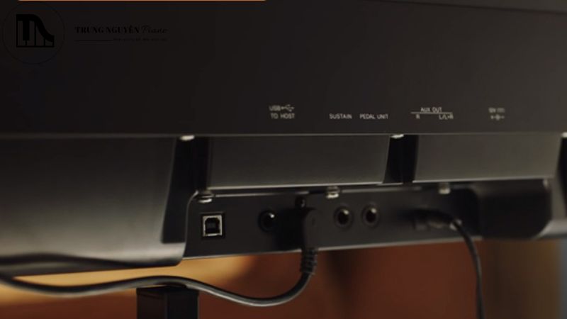 Yamaha P125 kết nối qua cổng USB to Host