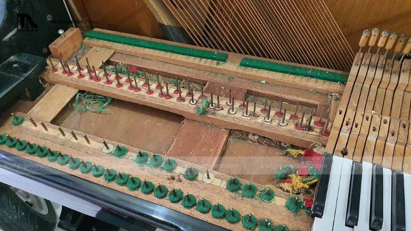 Những cây đàn piano cơ là nhạc cụ âm nhạc làm từ gỗ