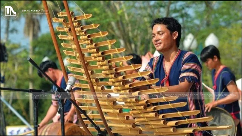 Nhạc cụ độc lạ: Định nghĩa, phân loại và các điểm đặc biệt 8 Đàn T'rưng là một nhạc cụ gõ truyền thống của các dân tộc thiểu số ở Tây Nguyên