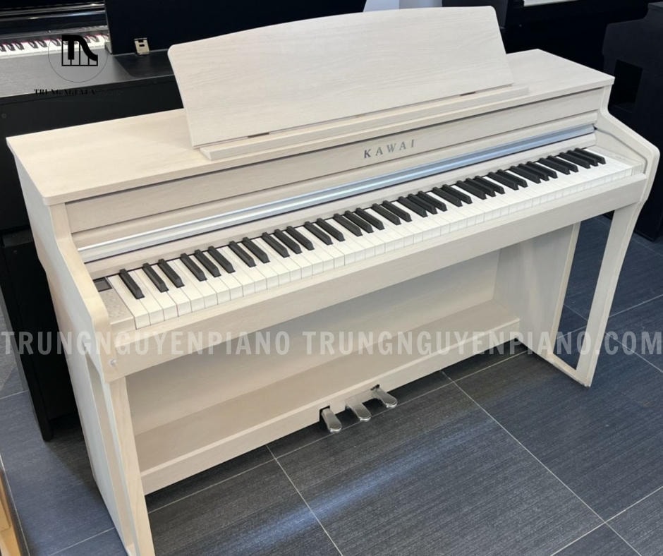 Piano Điện Kawai CA4900GP 5 Piano Điện Kawai CA4900GP màu trắng mang đến vẻ đẹp đẳng cấp cho không gian nội thất