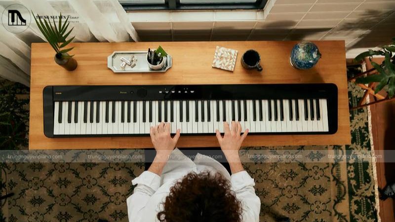 Sử dụng piano điện phím nặng giúp việc học đàn trở nên thú vị và hiệu quả hơn