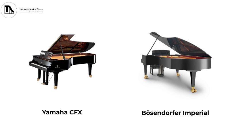 Piano điện Yamaha CFX Grand Piano và Bösendorfer Imperial