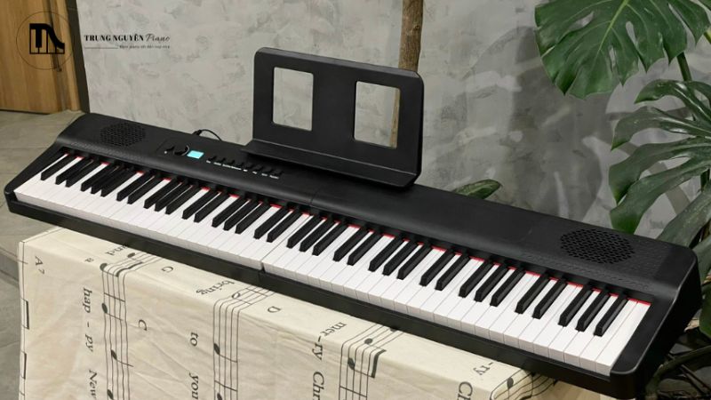Hệ thống loa tích hợp trên piano gấp gọn