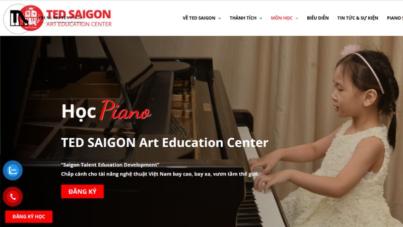 Top 5 trung tâm dạy Piano TPHCM uy tín 2025: Đánh giá, Học phí 6 Trung tâm dạy piano TED SAIGON School of The Arts