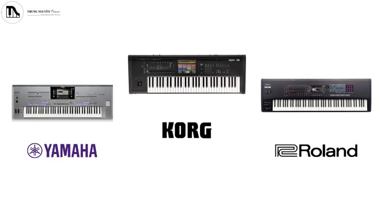 Phân biệt Arranger, Synthesizer, Workstation keyboard là gì? 9 3 cây workstation của Yamaha, Korg, Roland
