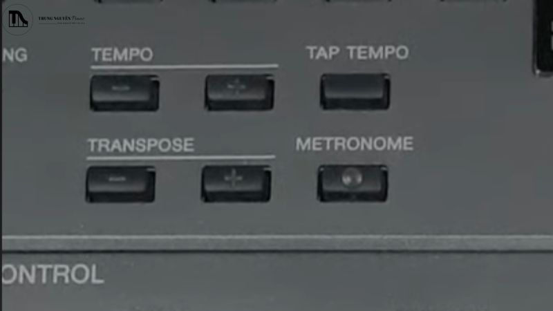 Cách sử dụng điệu (style) đàn organ: từ A-Z chi tiết 5 Nút Tempo +/- trên bảng điều khiển organ