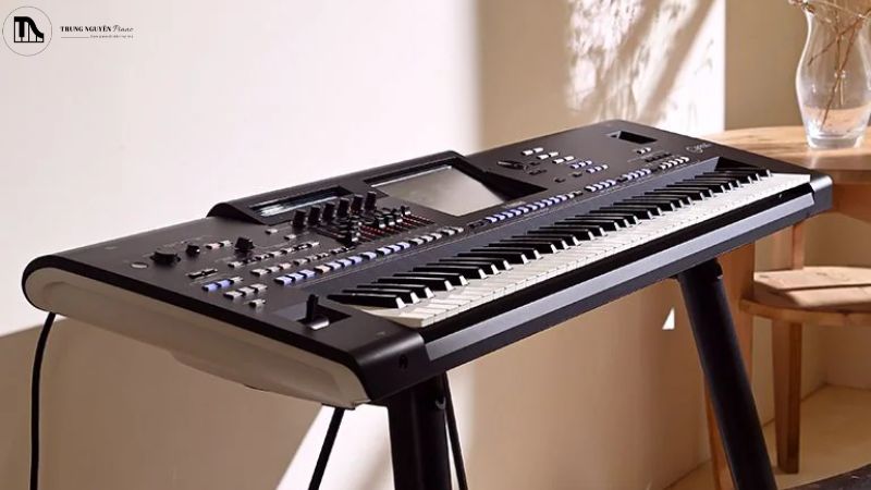 Một góc phòng khách ấm cúng có đặt cây đàn organ