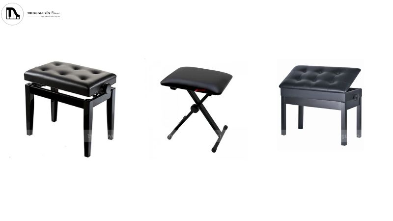 Các loại ghế đàn piano có thể điều chỉnh độ cao