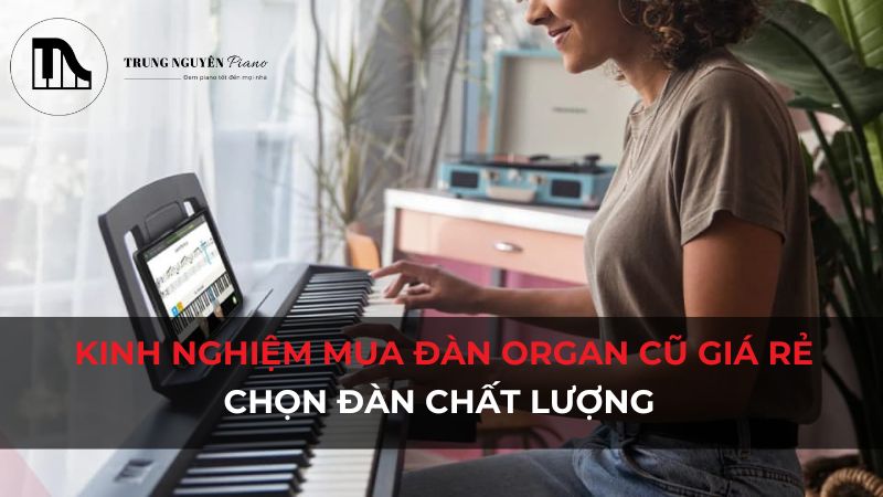 Kinh nghiệm mua đàn organ cũ giá rẻ: Chọn đàn chất lượng