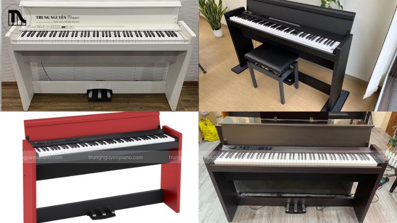Piano điện Korg LP380 với thiết kế mỏng nhẹ, sang trọng